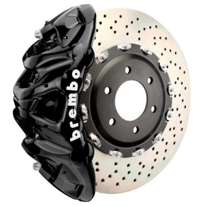 Chrysler 300 Brake Rotors (2) - Rear - R1 Concepts - Drilled & Slotted Carbon Coated - `05-`23